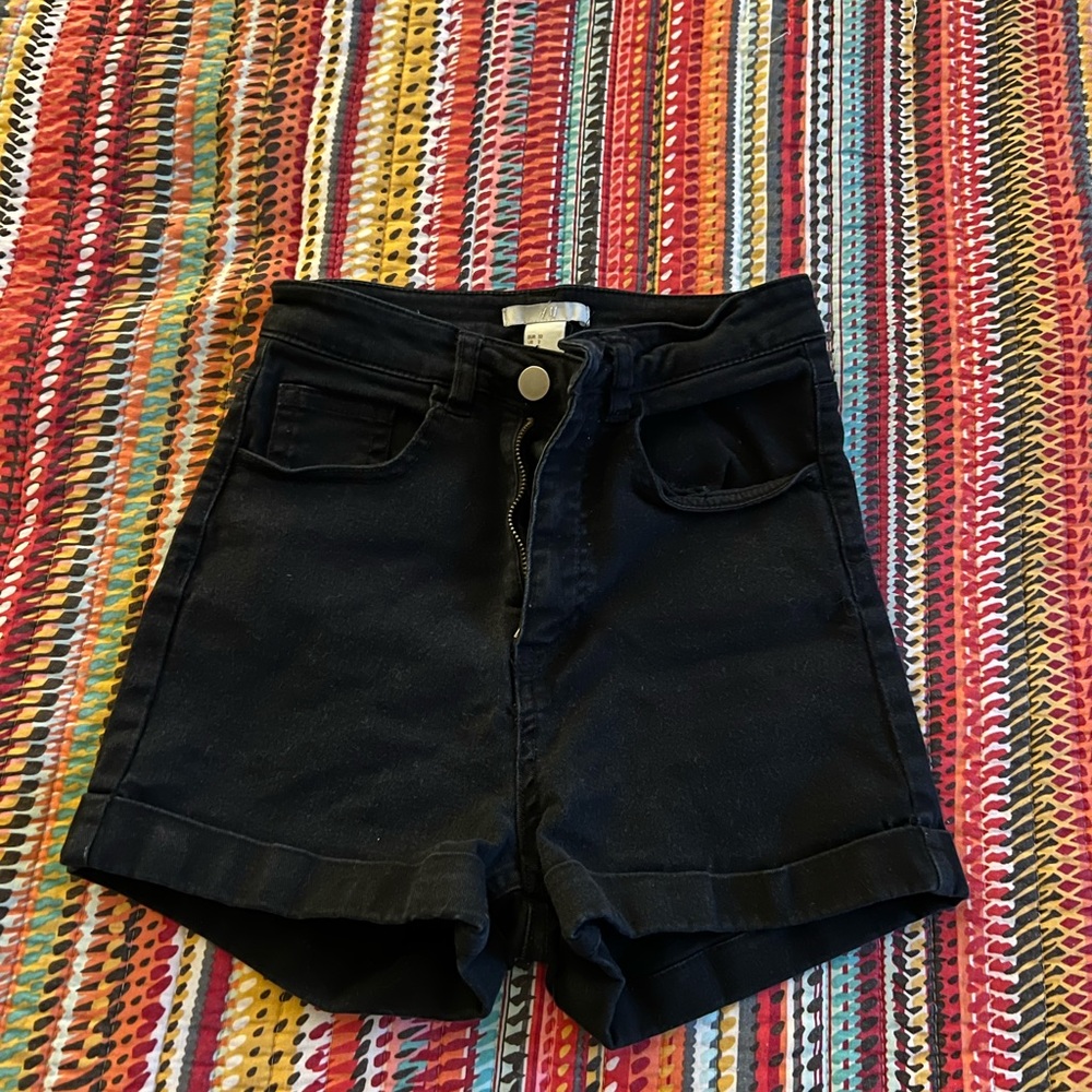 H&M High Waisted Denim Shorts